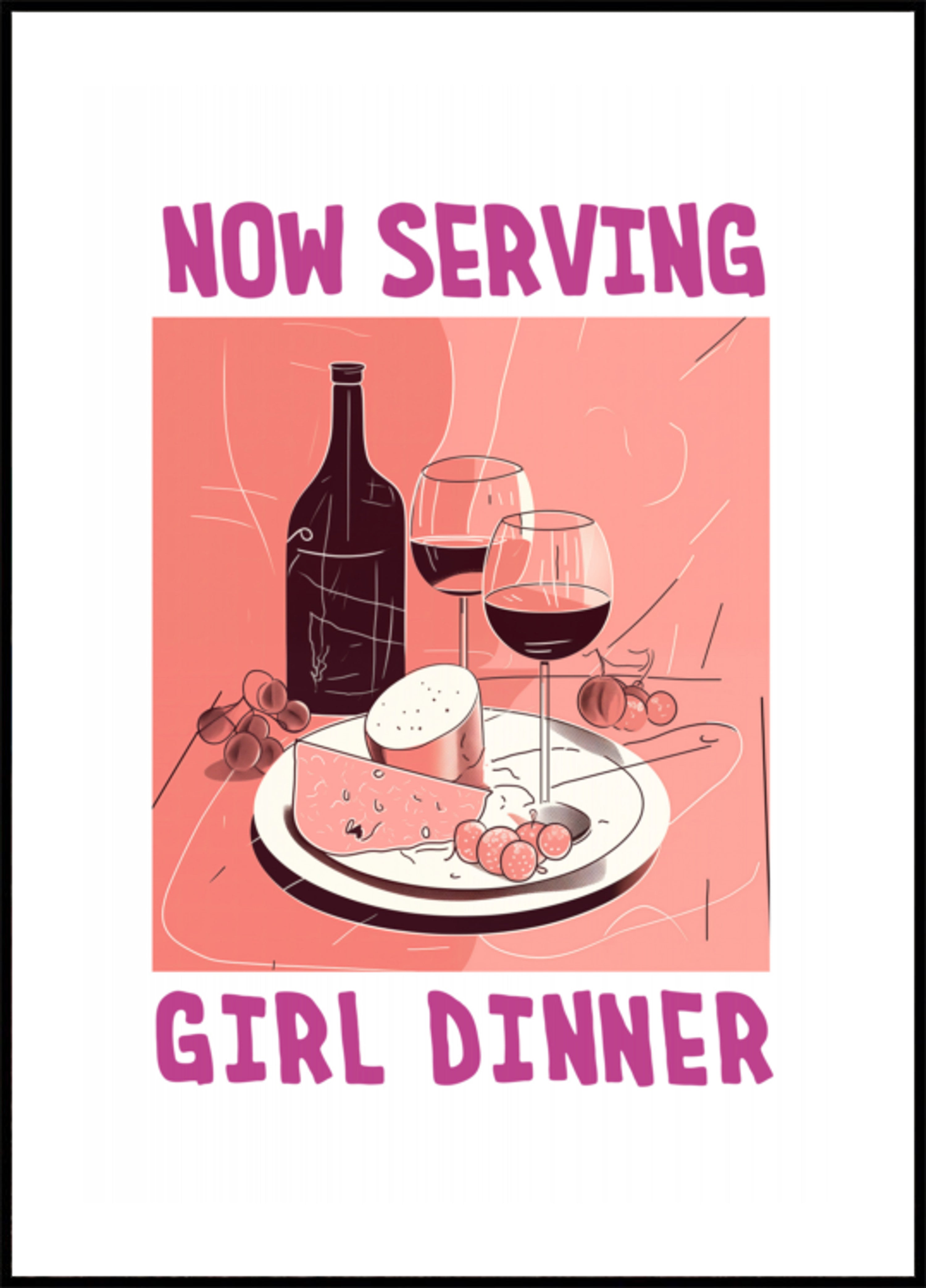 Serving Girl Dinner