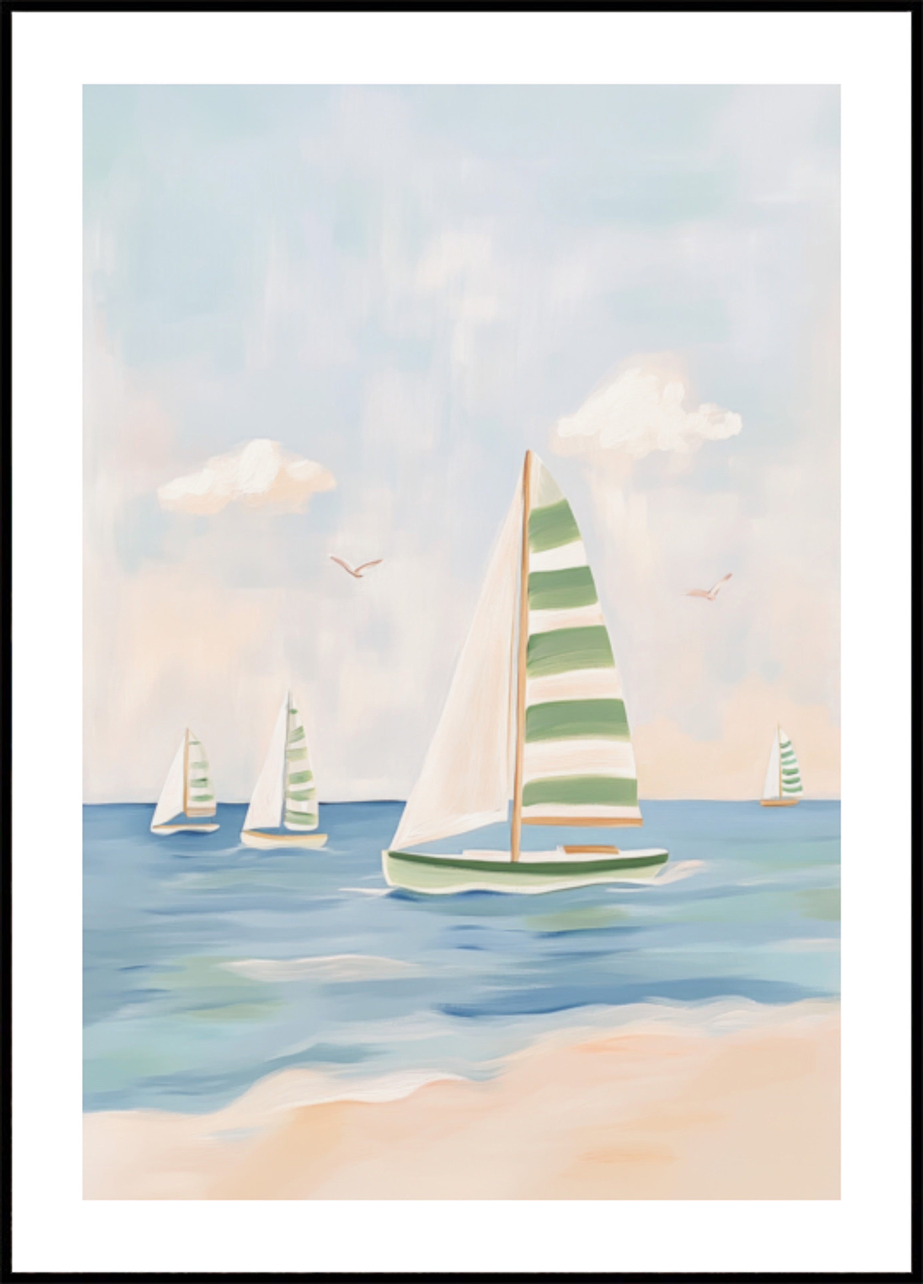 Summer Sailboat Serenity