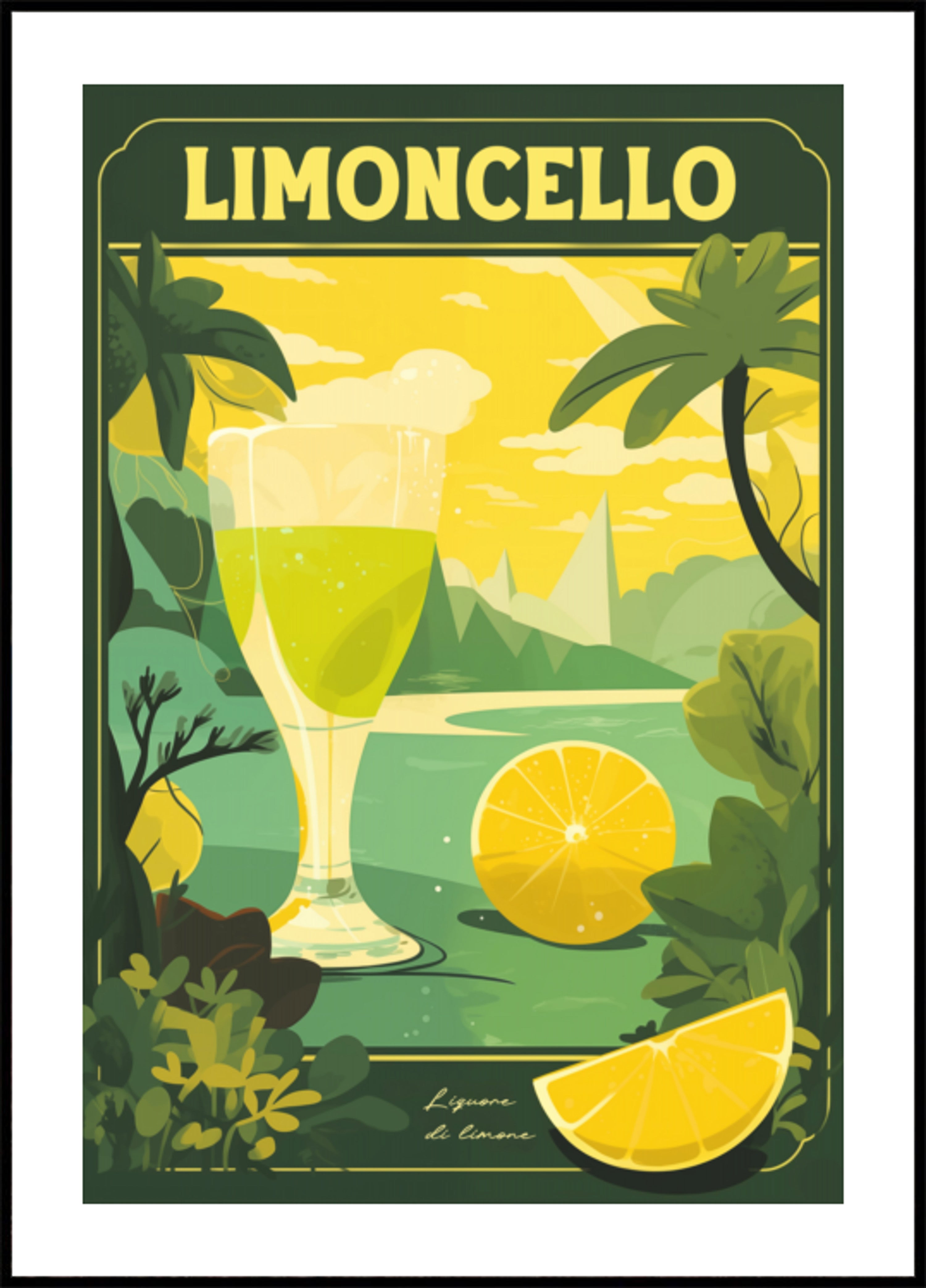 Limoncello Lemon Landscape