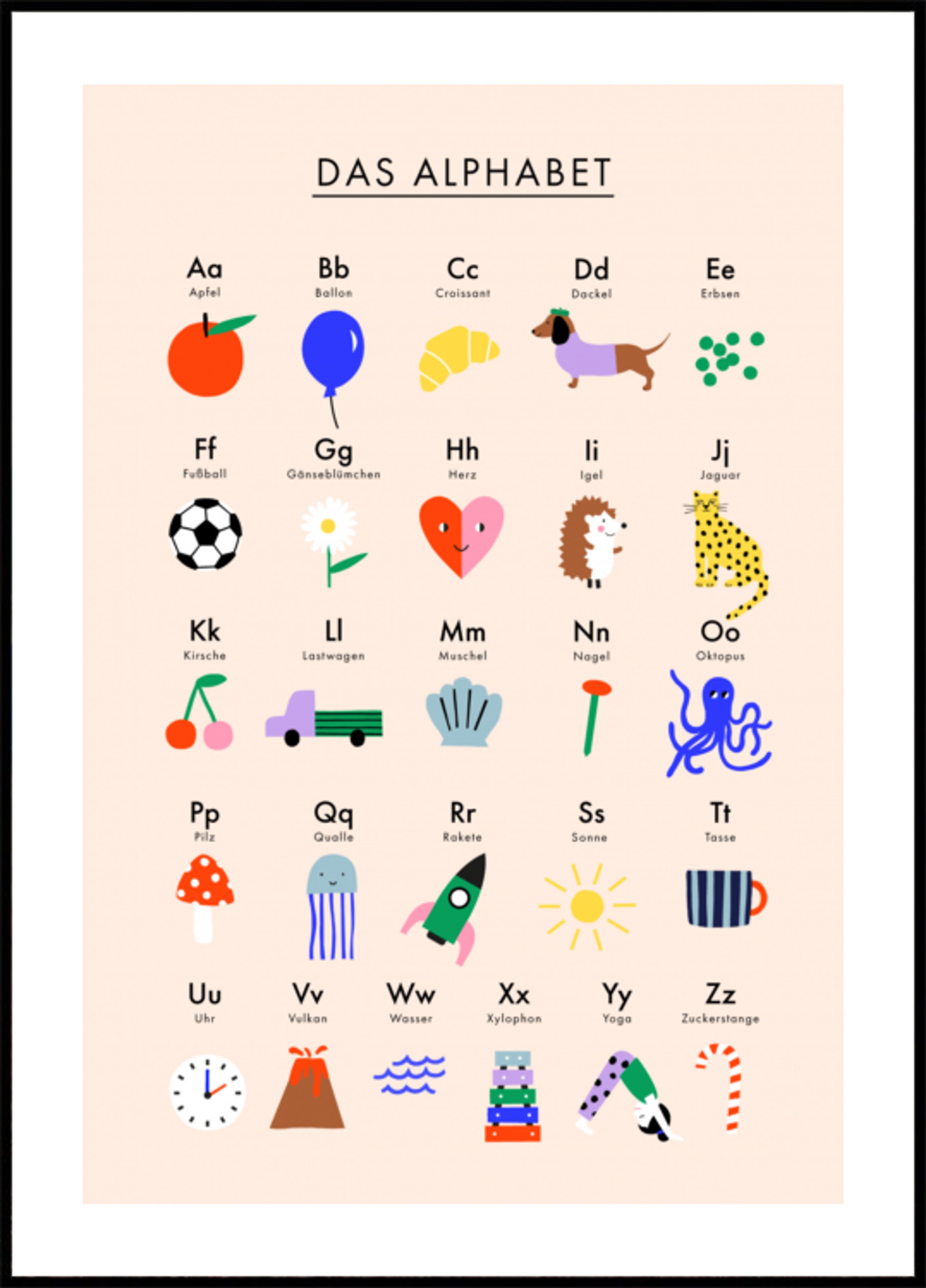Cute German Alphabet