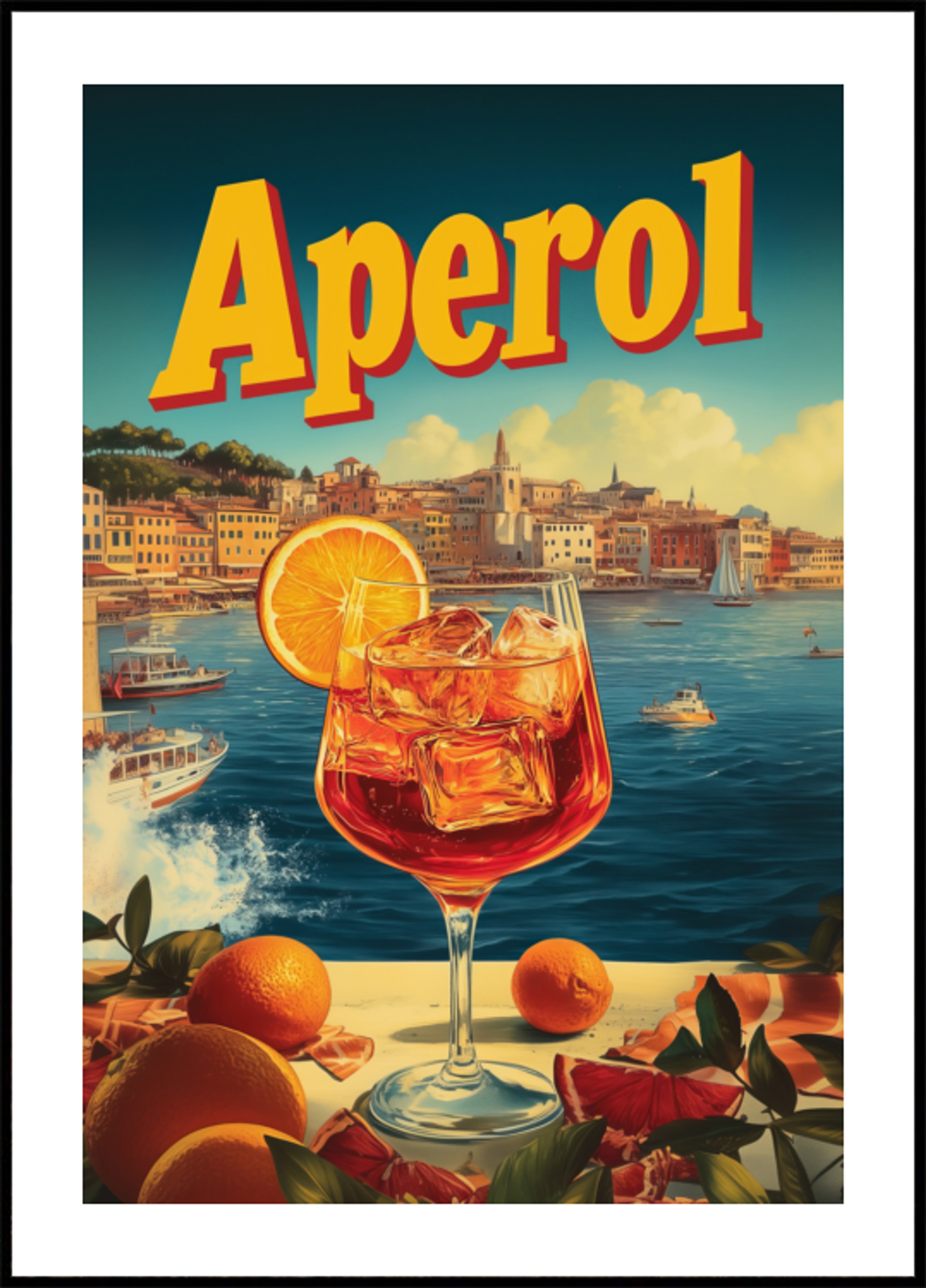 Vintage Mediterranean Cocktail
