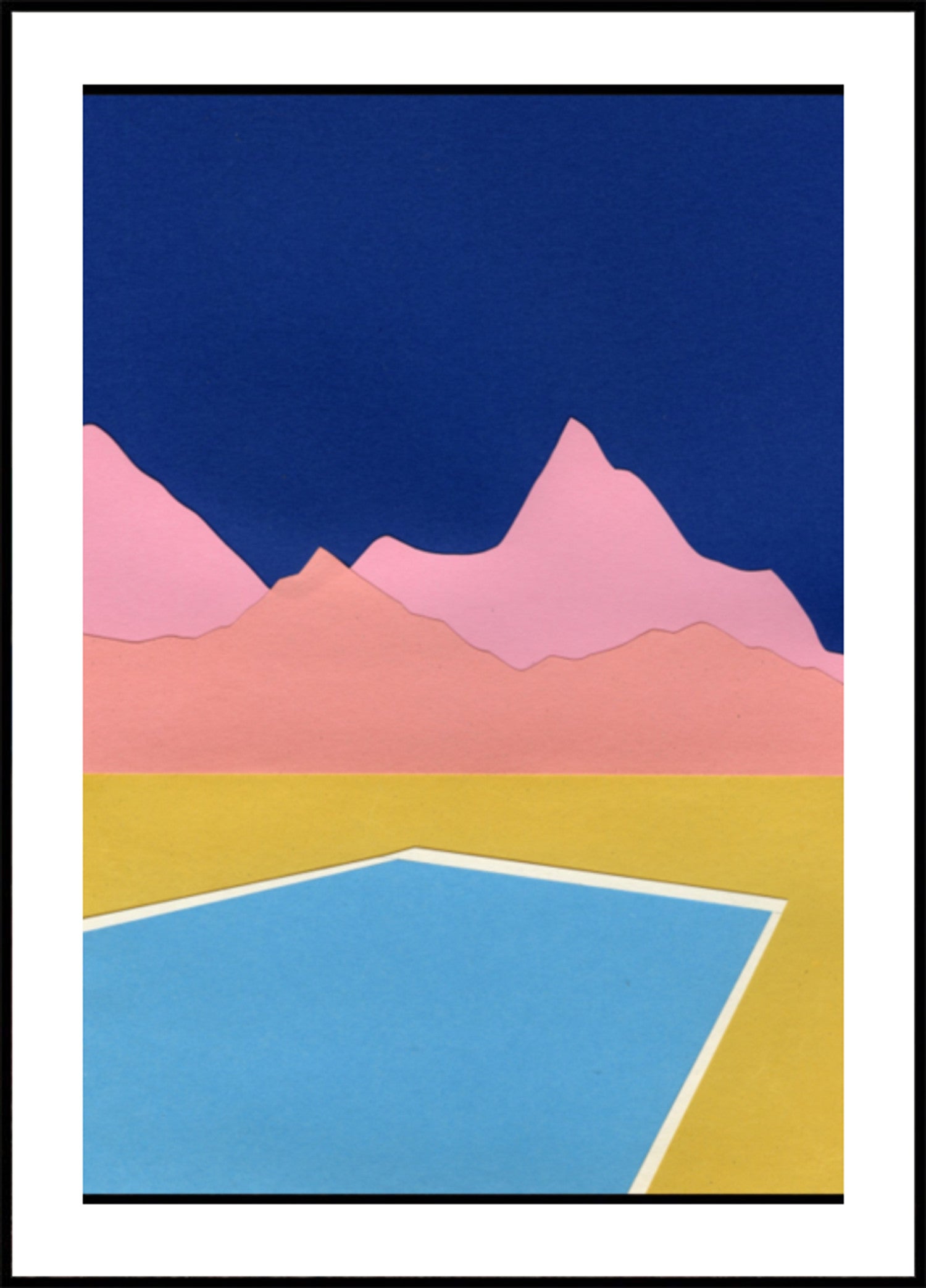 Fuji No Yukei, Japanese woodblock Poster