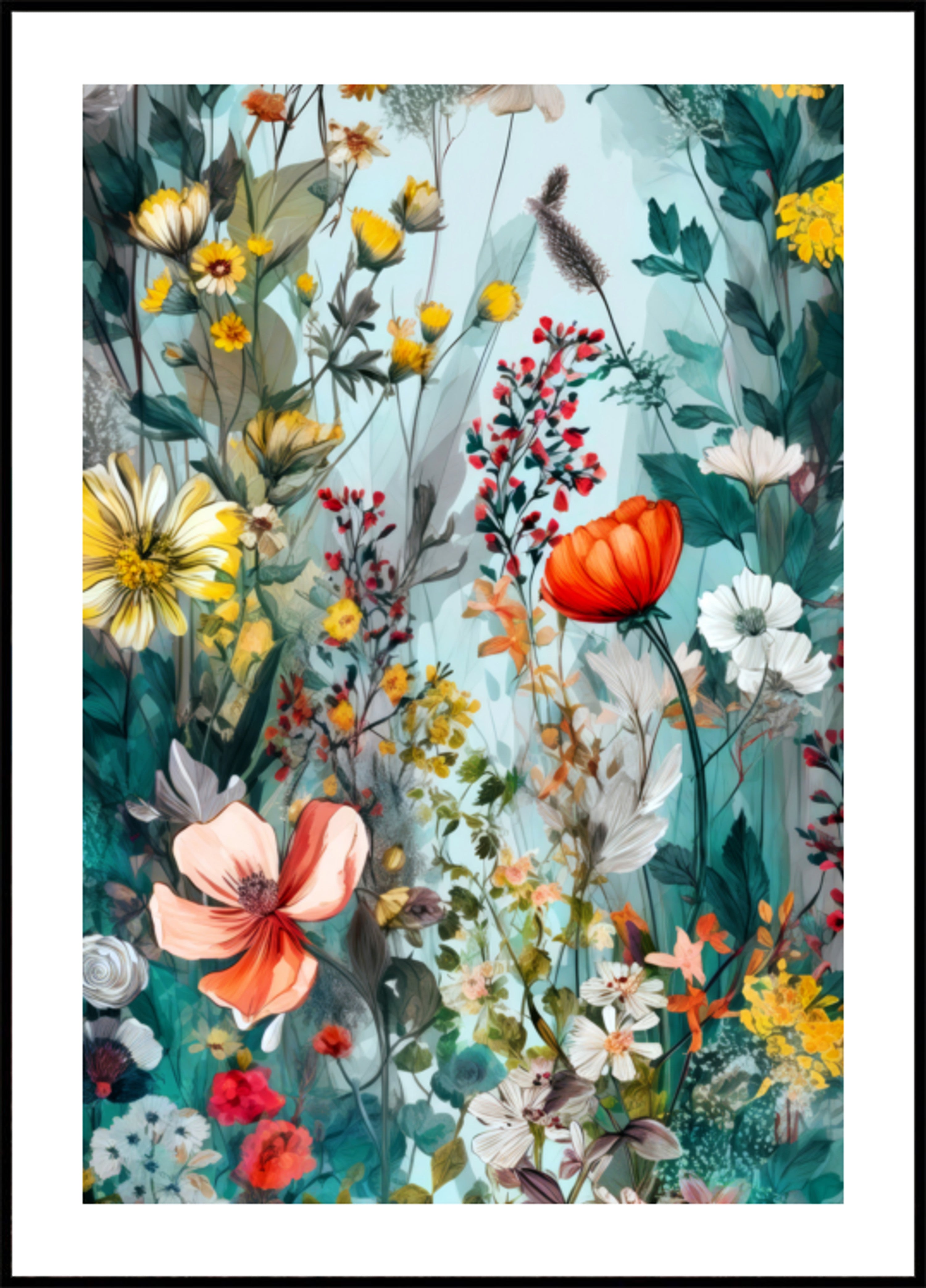 Vibrant Garden Blooms