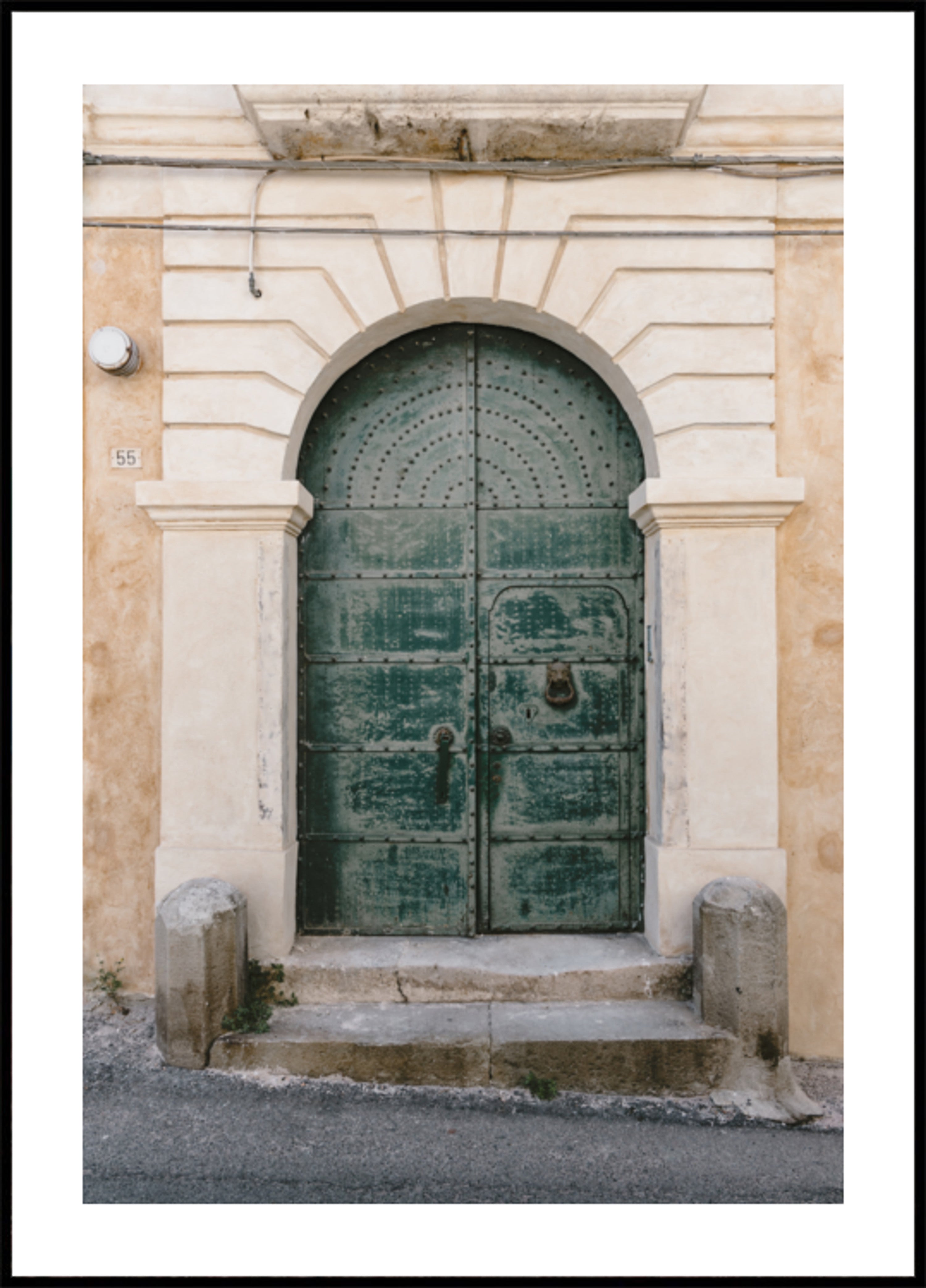 Historic Green Doorway