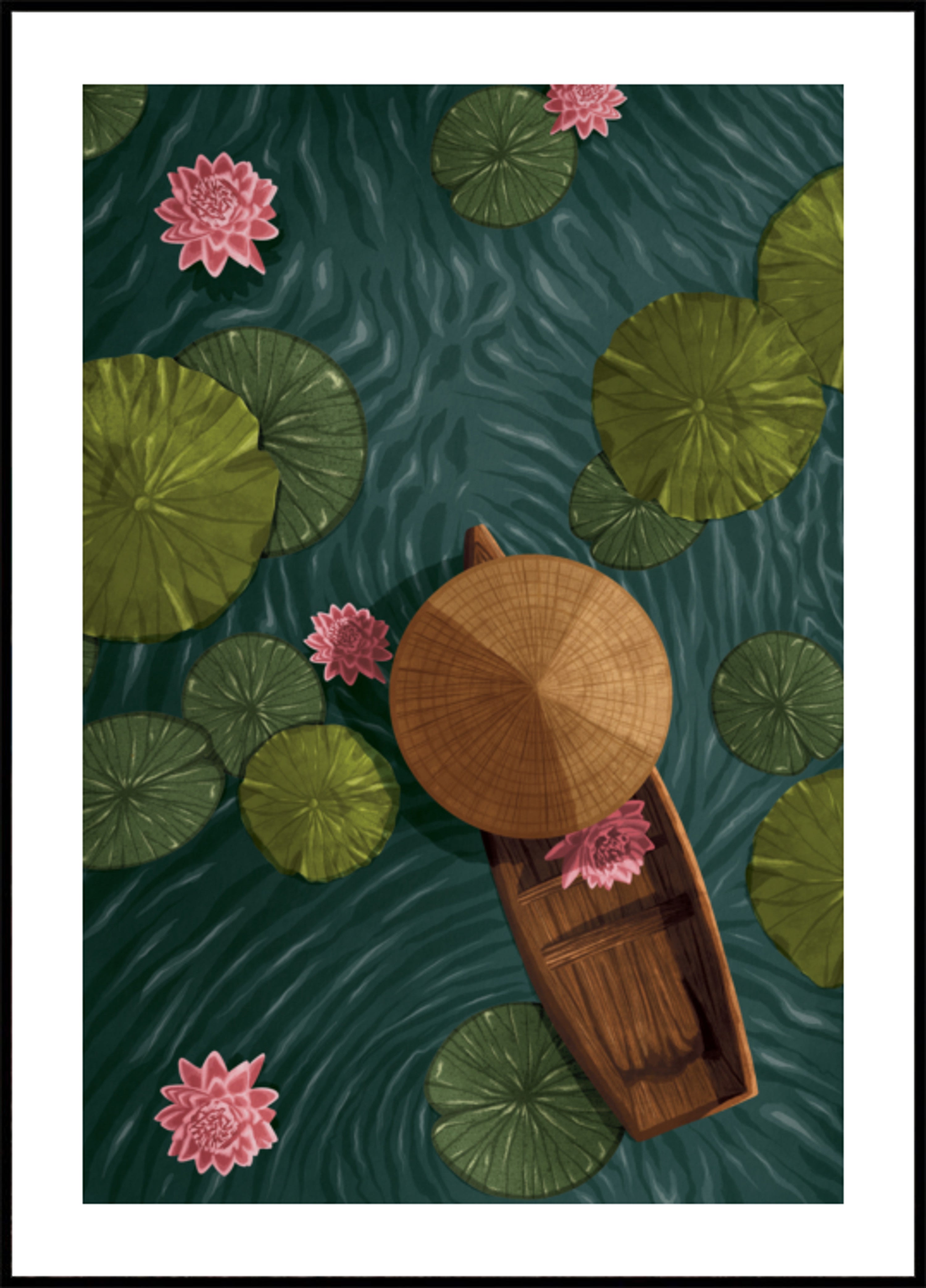 Tranquil Lotus Boat
