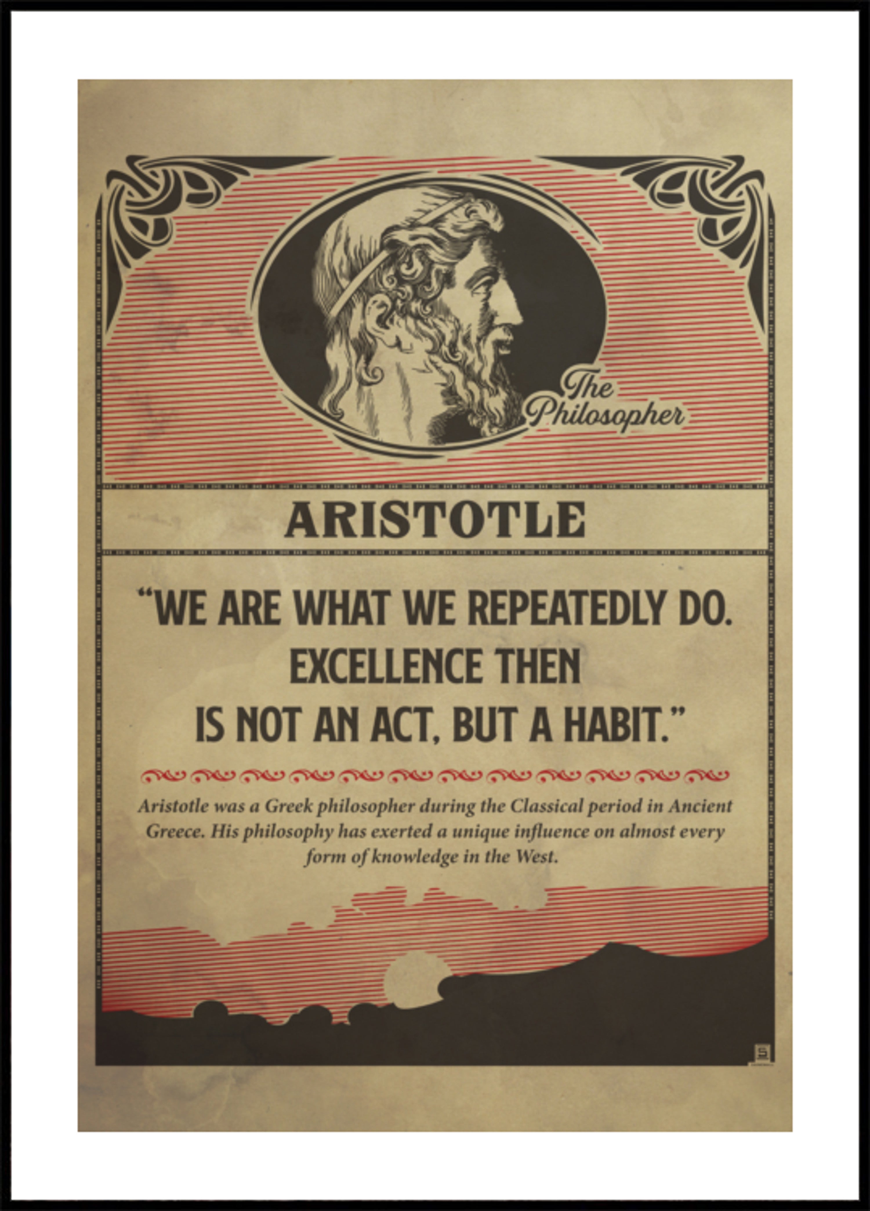 Vintage Aristotle Quote