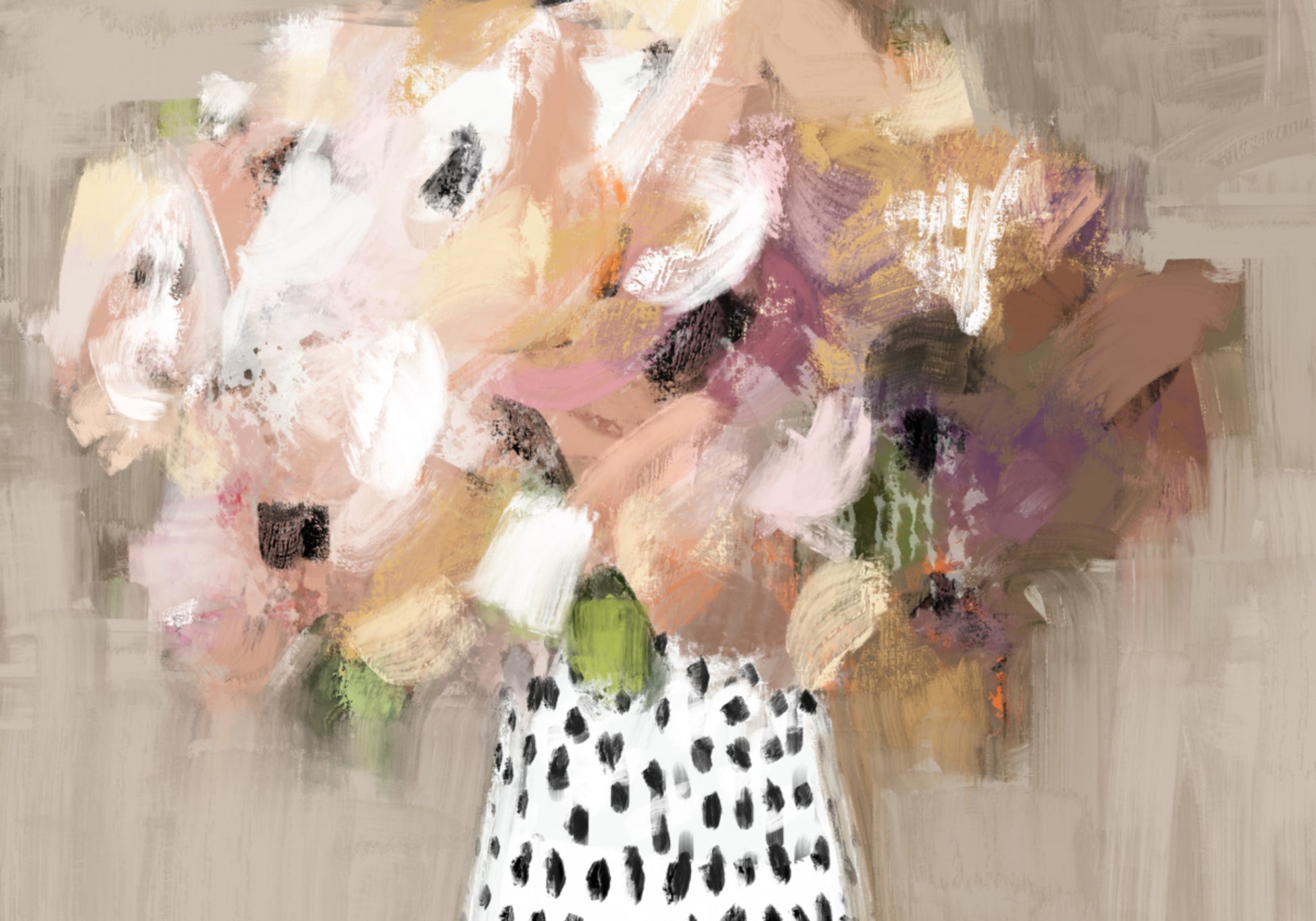 Abstract Flower Bouquet