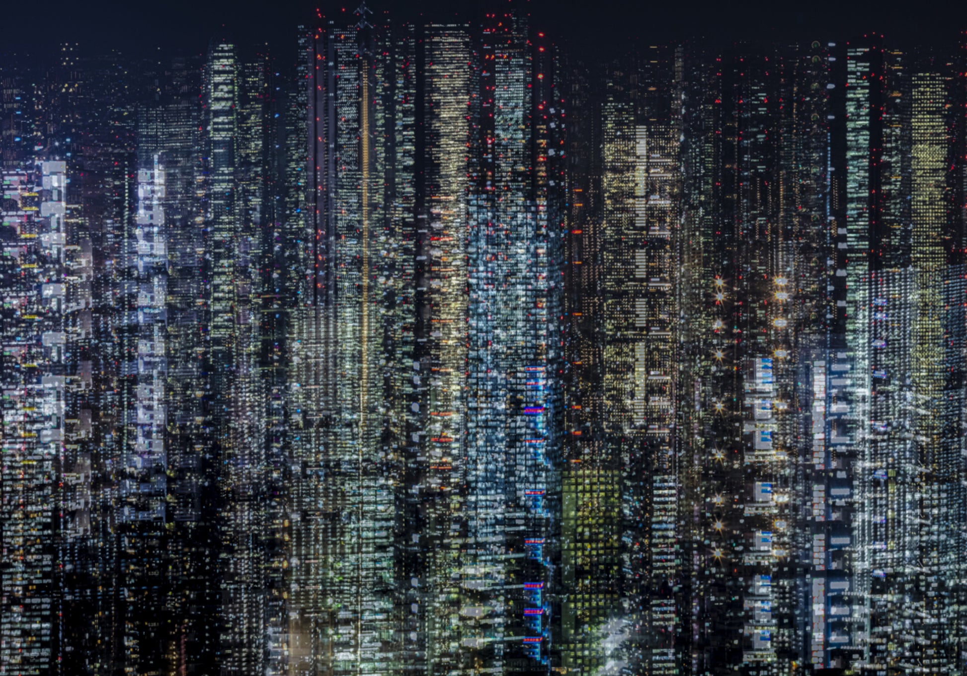 Vibrant City Night Lights