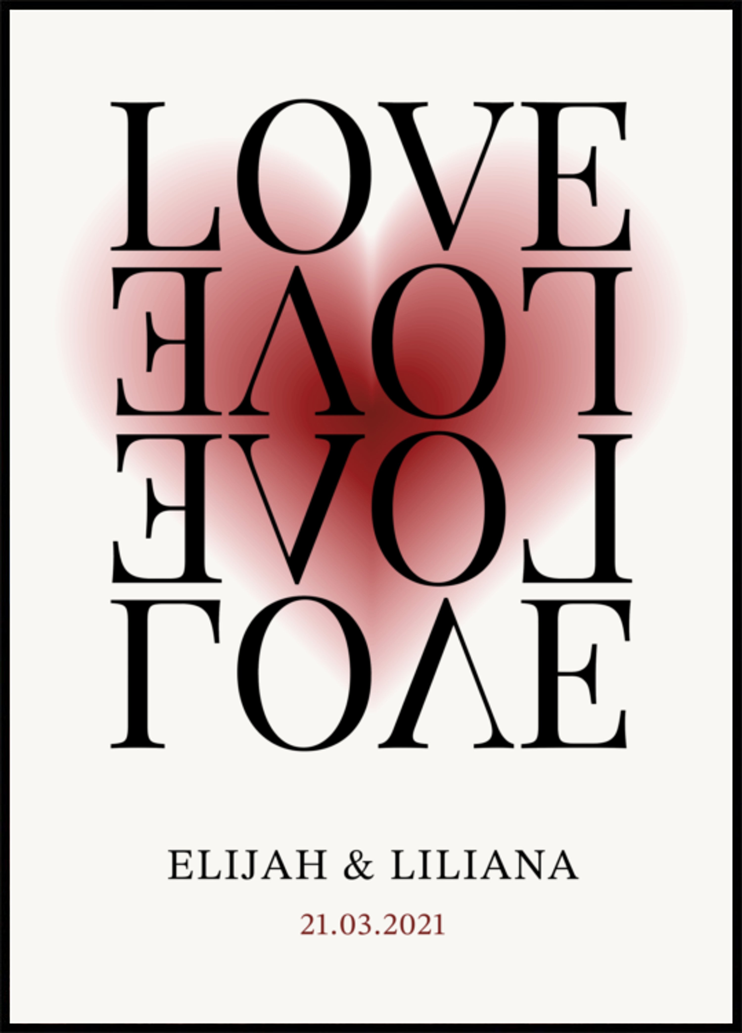 Personal Love Reflection Art Print