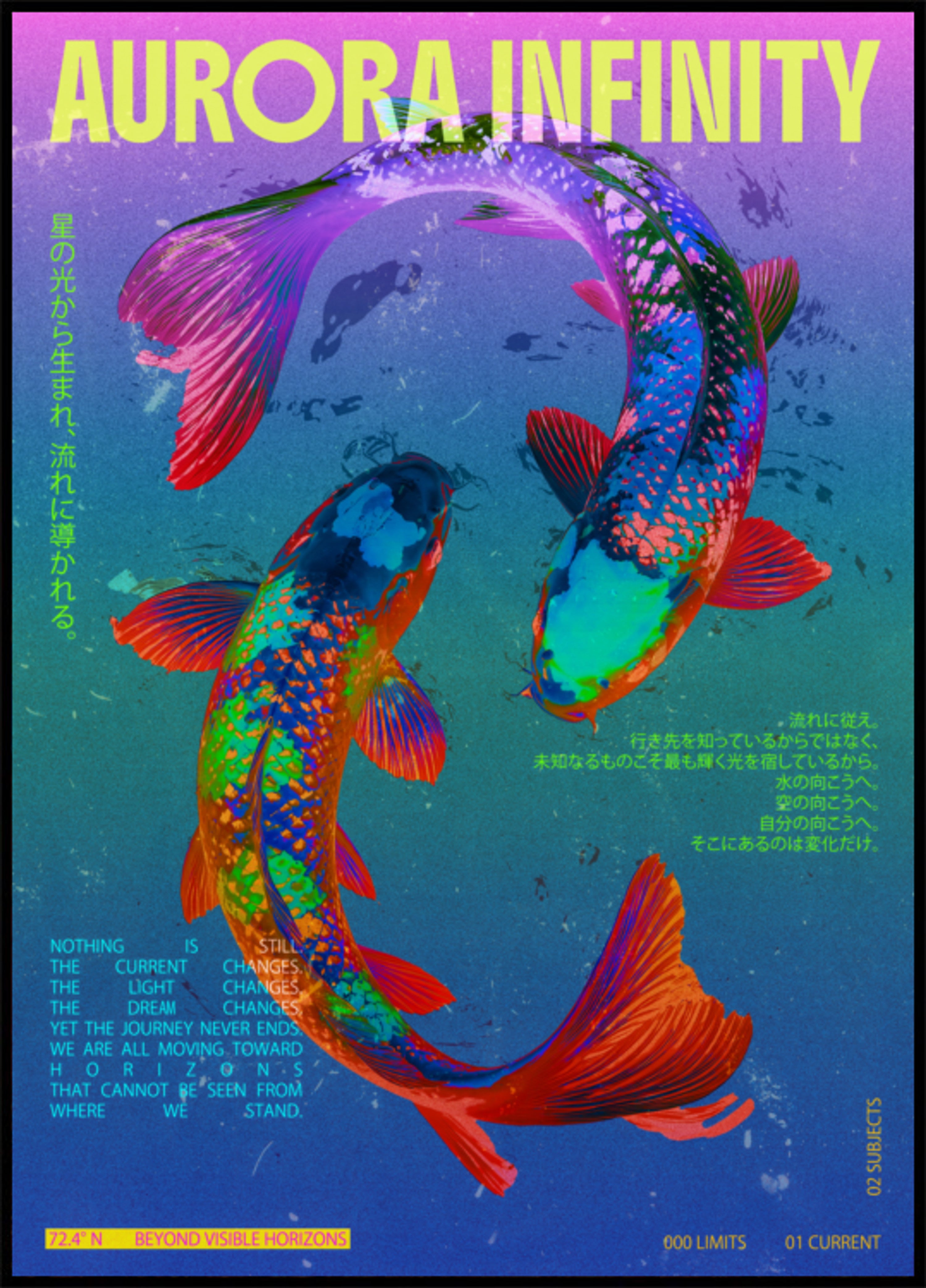 Vibrant Aurora Koi
