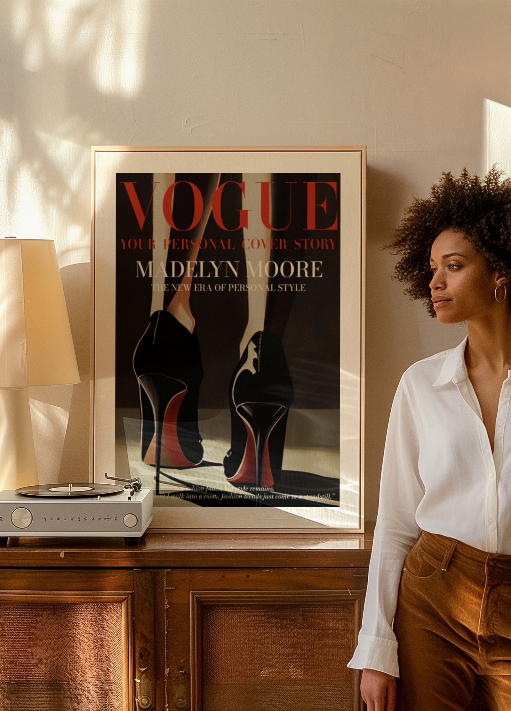 Elegant Tall Heroes Fashion Poster