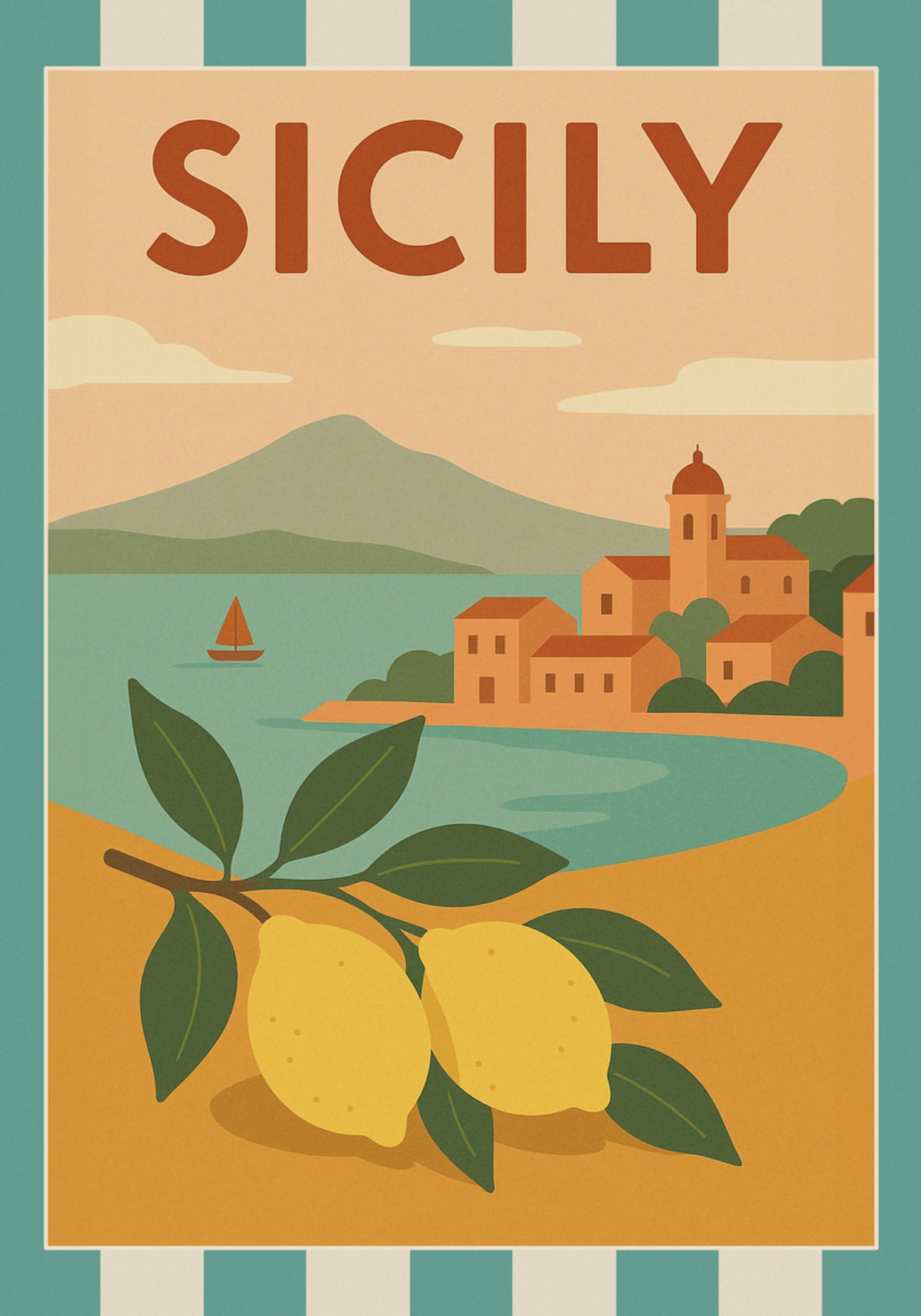 Sicilian Lemons Coastal Village