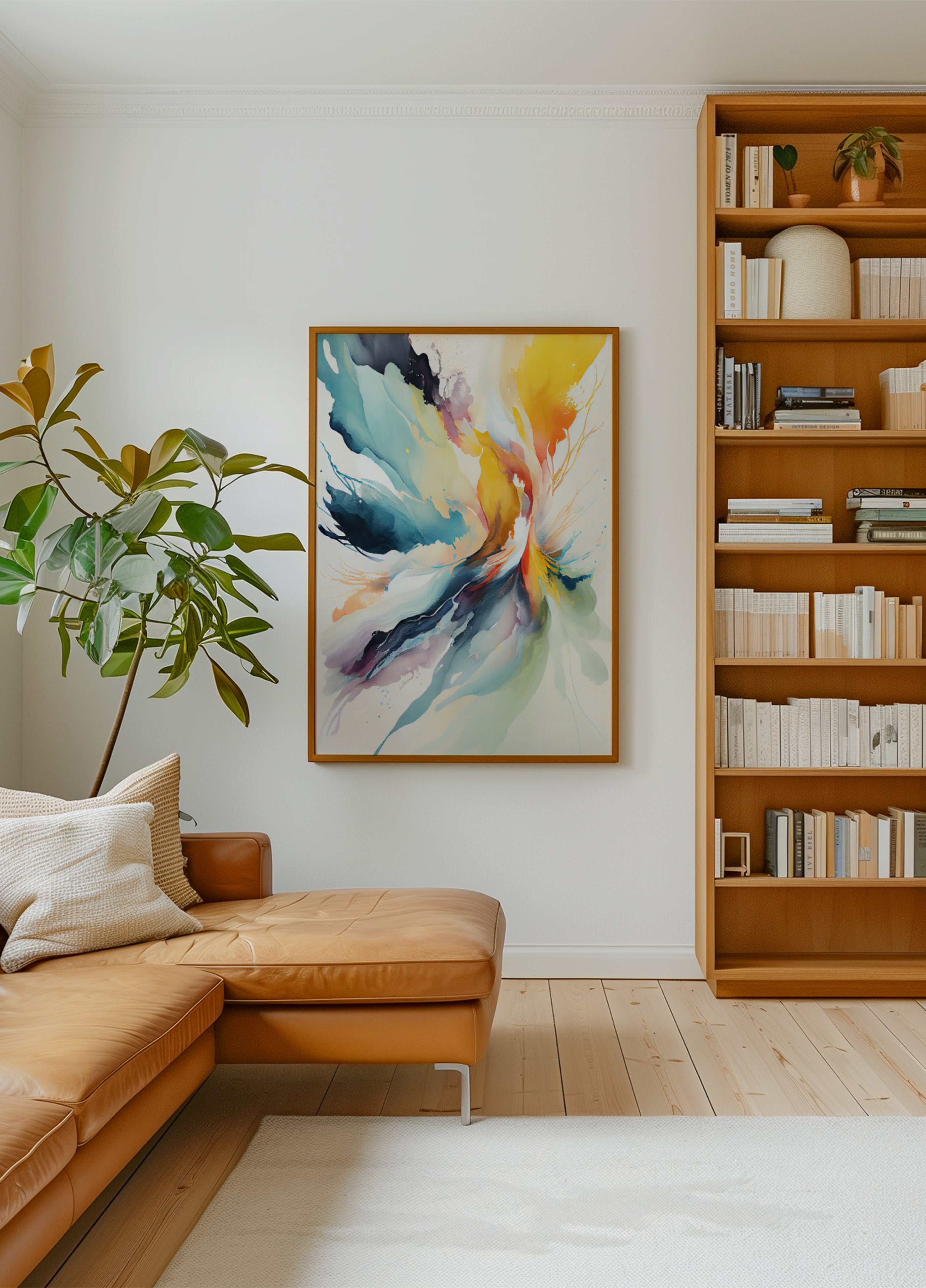 Vibrant Abstract Flow