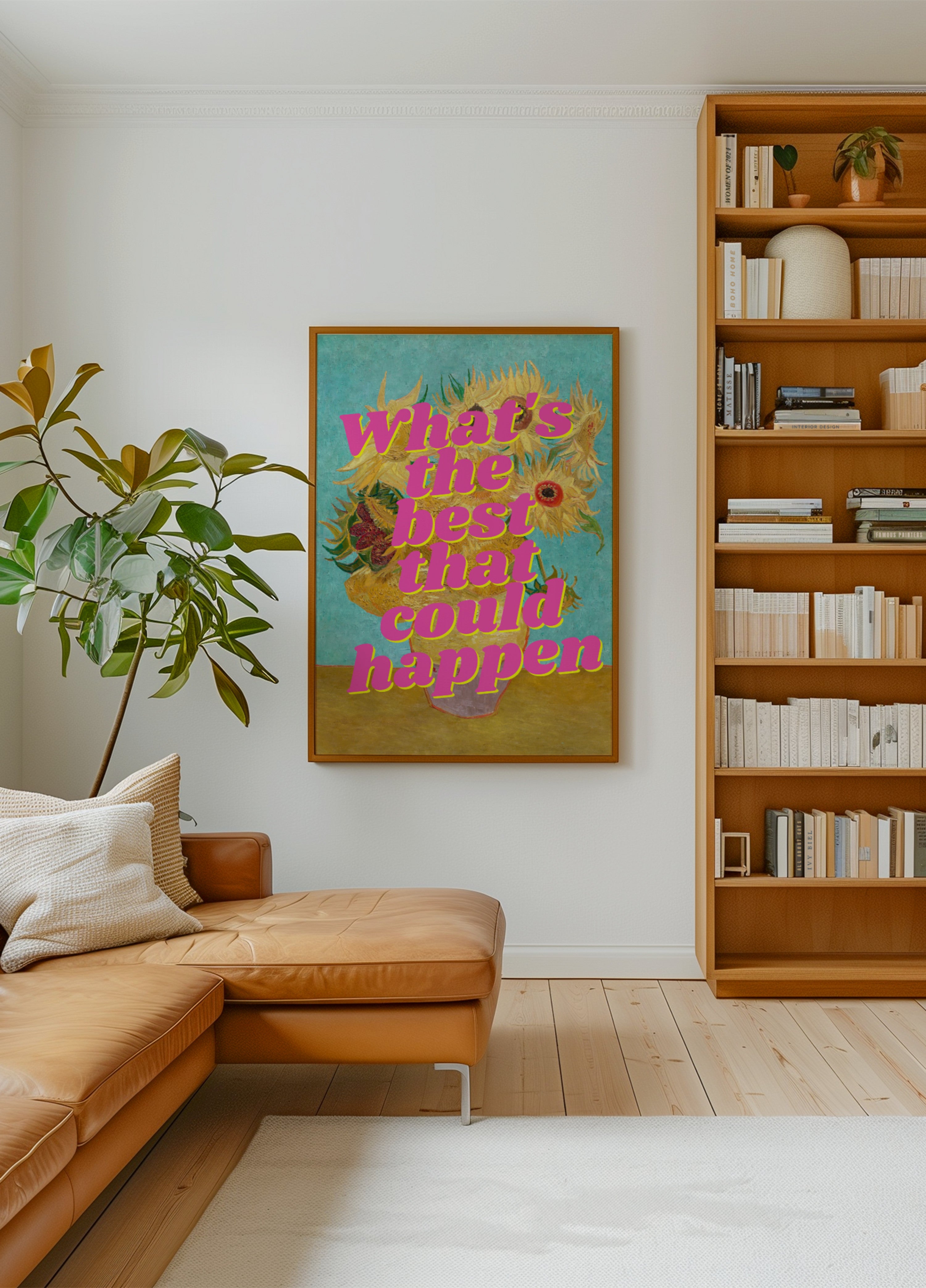 Vibrant Sunflowers Quote