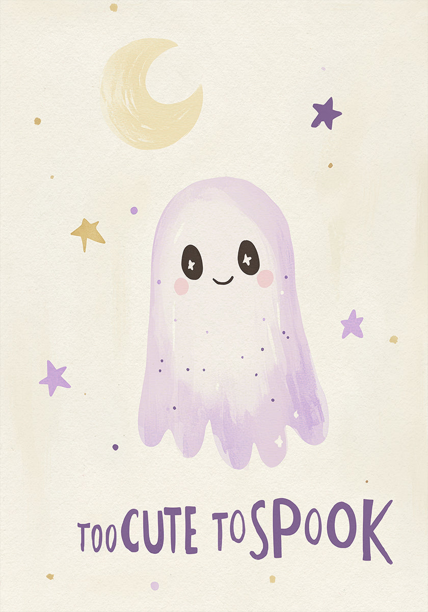 Adorable Ghost Night Plakat - Posterbox