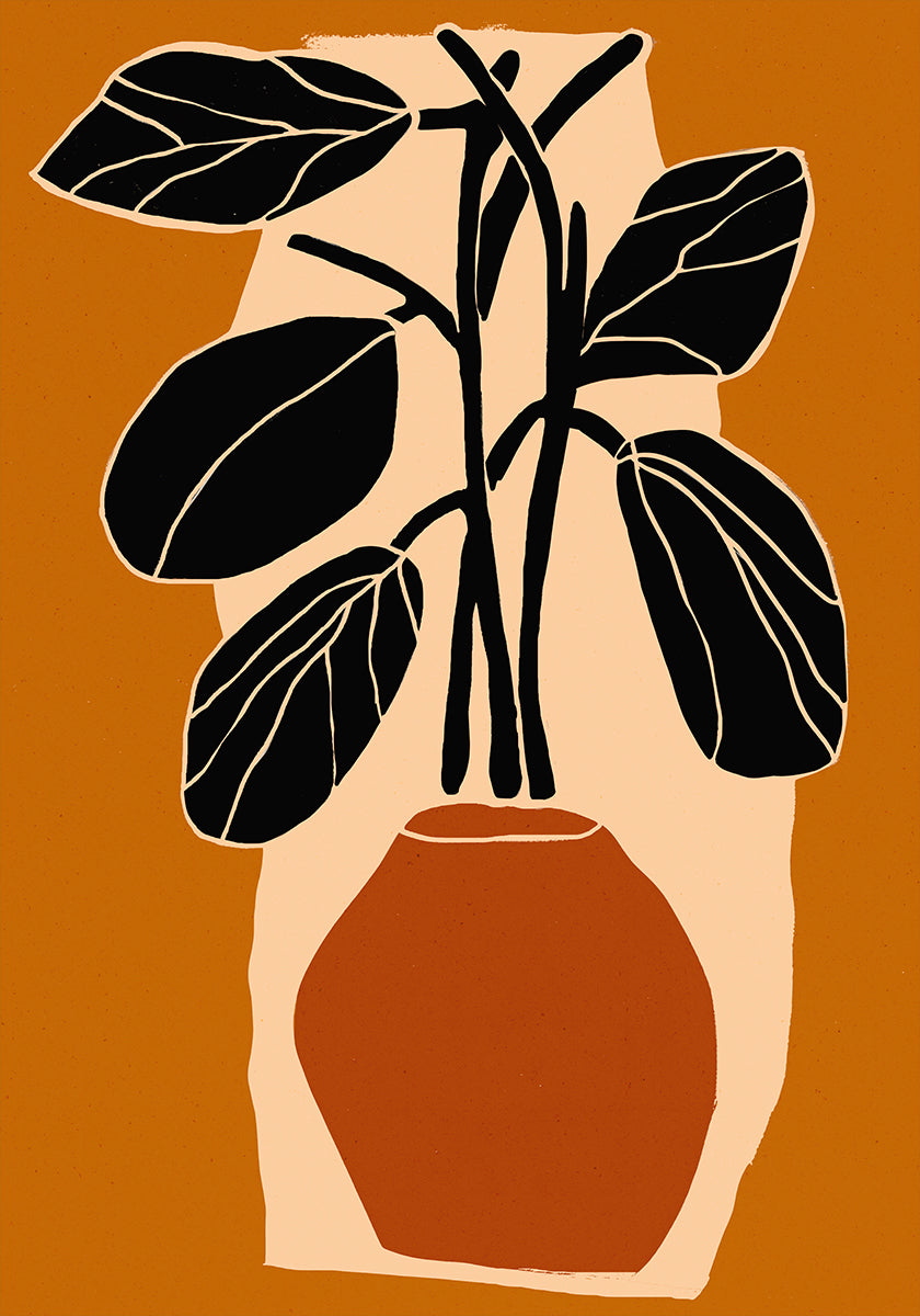 Bold Leaf Silhouette (NEW) - Posterbox