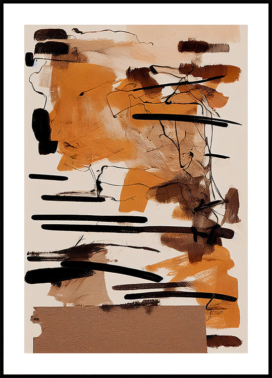 Earthy Strokes Plakat - Posterbox