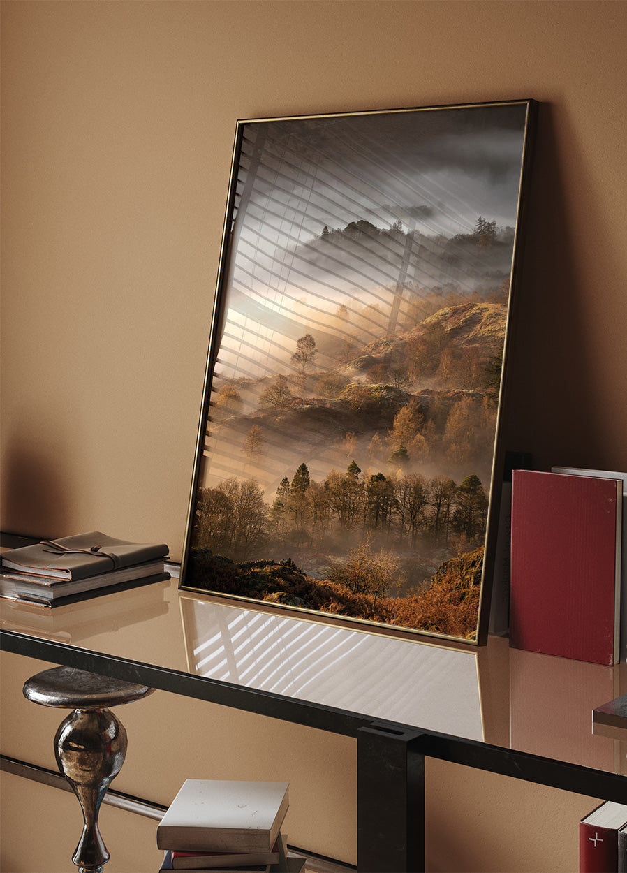 Wonderful Autumn Morning Poster - Posterbox.dk