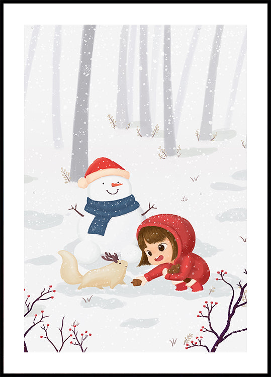 Joyful Winter Plakat - Posterbox