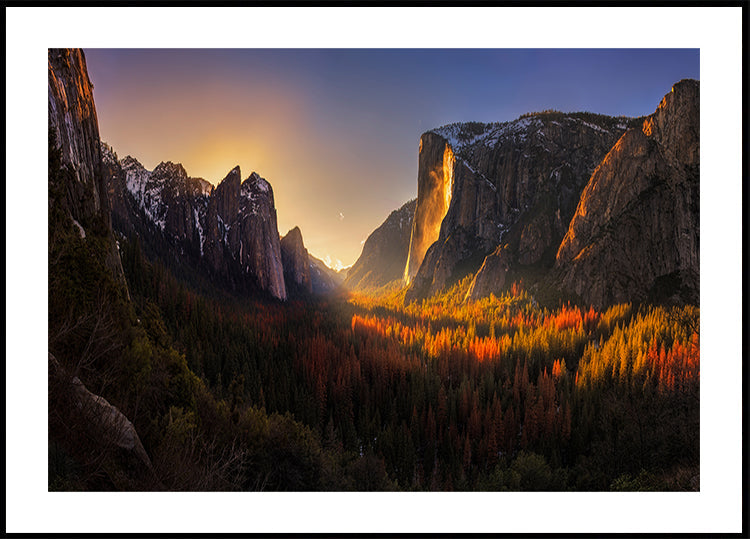 Yosemite Firefall - Posterbox